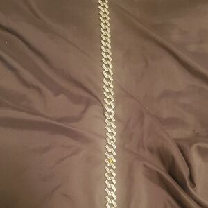 Silver and Gold Rhinestone Belt
